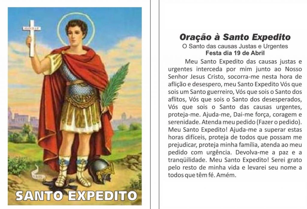 ORAÇÃO SANTO EXPEDITO Vida, História de São Dia do Santo
